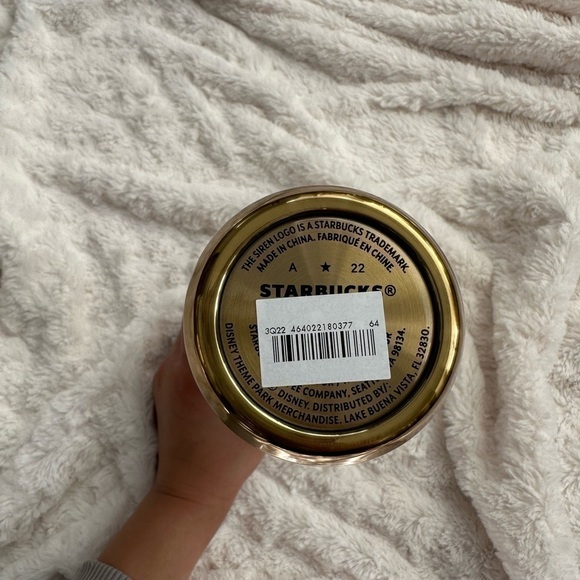 Starbucks Disneyland Gold Mickey Mouse Starbucks Stainless Steel Tumbler - Picture 4 of 4